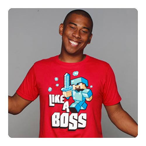 Minecraft Like a Boss Premium T-Shirt